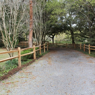 Cedar Split Rail Fence