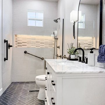 Timeless Universal Design Bathroom Remodel