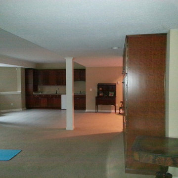 Basement Bar and Entertaining Area