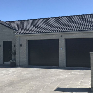 NASSAU Garage Door Model Woodgrain - Double Garage