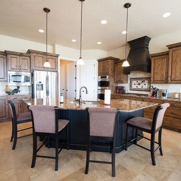 Jordan Heights - South Jordan, Utah - Becky Variant with Suspended Slab Garages