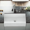 VIGO Casement Front Matte Stone™ Farmhouse Kitchen Sink, 33"