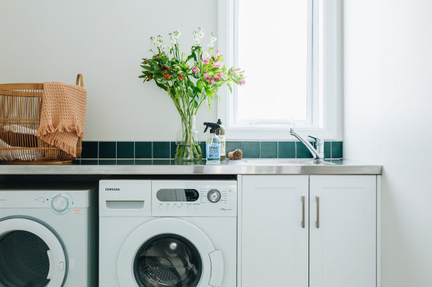 Contemporary Laundry Room by Honour Creative