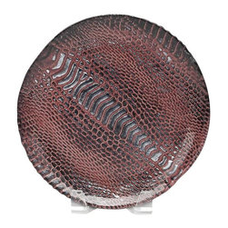 belle & June - Snakeskin Salad/Dessert Plate-Set of 4 - Dinnerware