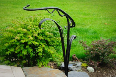 This is an example of a small contemporary landscaping in Boston.