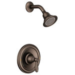 Moen - Moen Brantford Posi-Temp Shower Only, Oil Rubbed Bronze - With intricate architectural features that transcend time, Brantford faucets and accessories give any bath a polished, traditional look. Classic lever handles, a tapered spout and globe finial give this collection universal appeal.