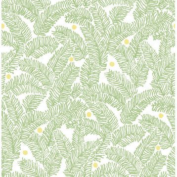 Green Fernanda Peel and Stick Wallpaper Sample