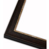 Contemporary Walnut With Copper Lip Frame, Solid Wood, 11"x17"