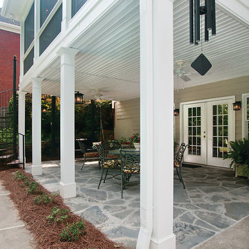 Decks that include drainage for dry porches below