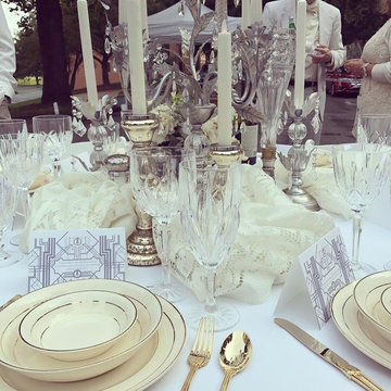 Roscoe Village "White Night" Tablescape