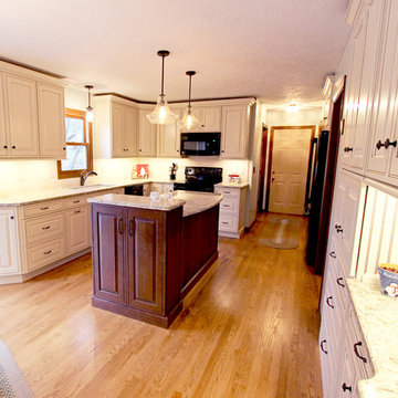 Sandy Blonde Kitchen with Granite Countertops ~ Wadsworth, OH