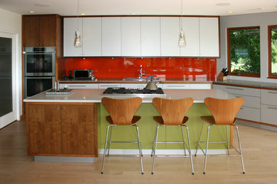 Trendy kitchen photo in New York
