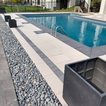 Contemporary pool project