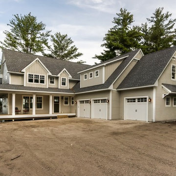Wraparound porch and reclaimed barn wood