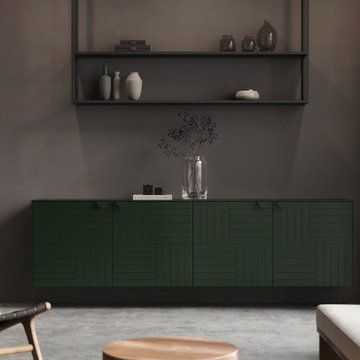 Luxe green Marie sideboard