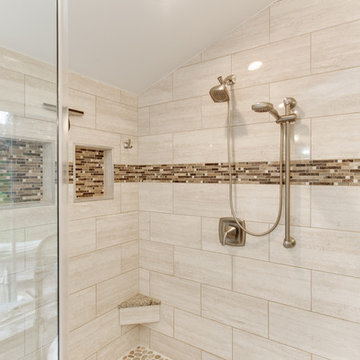 Transitional Bathroom Remodel Gaithersburg, MD by Reico Kitchen & Bath