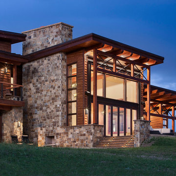 Modern Timber Frame Lake Home - Georgetown Lake Residence