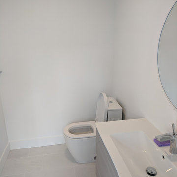 Fresh & Minimalist All-White Bathroom Renovation | Mission District, San Francis