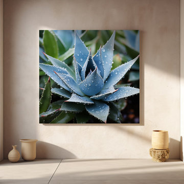 Delicate Agave Scandinavian Style Wall Art