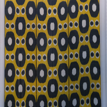 Ikat Fabric Wall Art
