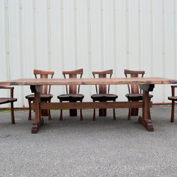 Live Edge Walnut Dining Set - Dining Sets