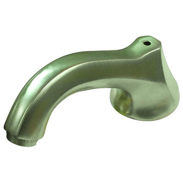 Rohl Italian Bath Hex Spout for A1808 Widespread Lavatory Faucet, Satin Nickel