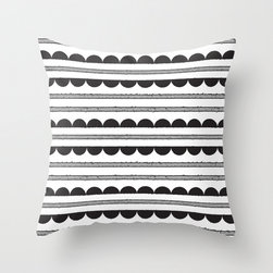 Half-Moon-Pattern Throw Pillow by Heidi Gosen - Decorative Pillows