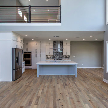 1 1/2 Story Moern Prairie Plan #66118