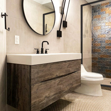 Redefining Space in a Contemporary Bathroom