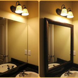 Brownstown Client - custom Mirrror Framing - Bathroom Mirrors