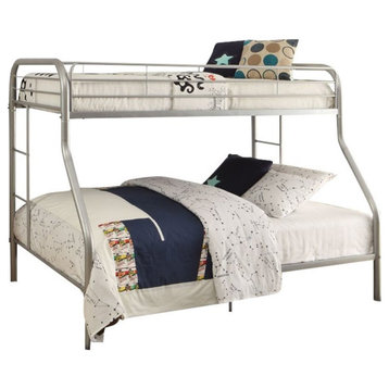 ACME Furniture Tritan Twin over Full Bunk Bed in Silver