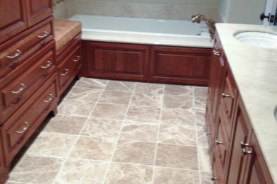 Example of a trendy bathroom design in San Diego