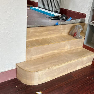 Installation: Hardwood floors & steps