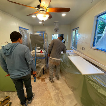 Kitchen Remodel 2024 Oakland/ white and light green