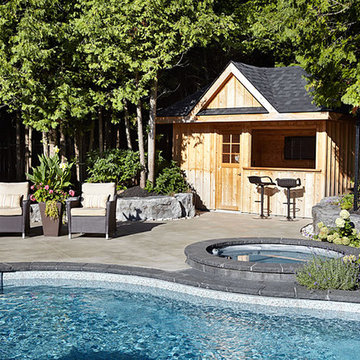 Picturesque Paradise- Custom Vinyl Lined Pool