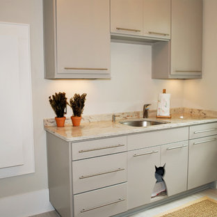 This is an example of a world-inspired utility room in Charleston.