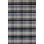 Dynamic Rugs - Royal Rug, Gray, 8'x10' - The Royal collection offers casual elegance in the form of a beautiful plaid pattern. This collection comes in a variety of colors and sizes ensuring that you will find a perfect accent to any room. The flatweave construction allows this rug to fit under furniture and doorways taking the guesswork out of home decor. This collection is handmade with durable 100-percent wool fibers.