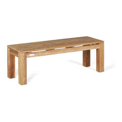 Wintons Teak Pierson Backless Bench - Outdoor Benches