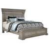 Madison Ridge King Panel Bed With Blanket Chest Footboard, Heritage Taupe