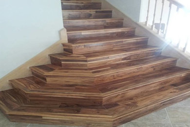 This is an example of a contemporary staircase in Dallas.