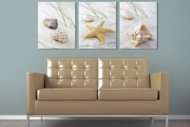 Coastal Living-Triptychs and matched sets