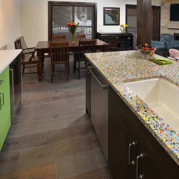 Retro Modern Kitchen Design - Vail Colorado