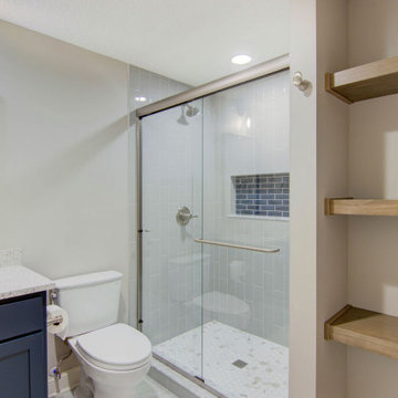 Transitional Basement Finish Liberty, MO