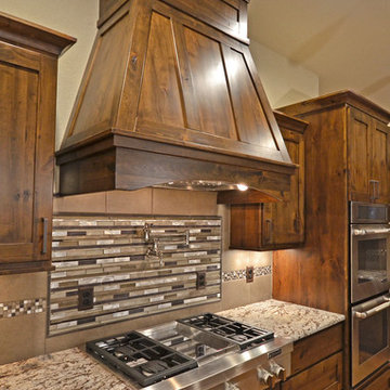 Quintessential Knotty Alder Kitchen