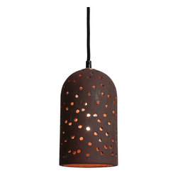 Rust Red Brute Pendant - Pendant Lighting