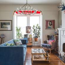 red dining room