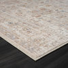 Alistaire Ivory/Rust/Multi Bordered Classic High-Low Area Rug, 2' X 3'