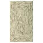 Capel Rugs - Sea Pottery Concentric Braided Rectangle Rug, Sandy Beach, 11'4"x14'4" - Reversible and durable, Capel braids are a hallmark of American tradition. Features: Construction: Braided Country of Origin: USASpecifications: Pile Height: 3/8" - 1/2"