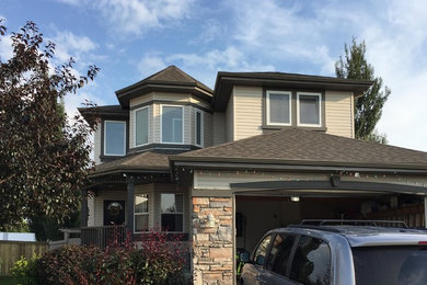 Inspiration for a timeless home design remodel in Edmonton