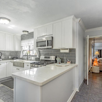 Iced White Quartz Countertops